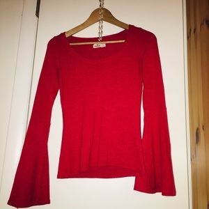 Hollister♥️ long sleeve flowy Top😻